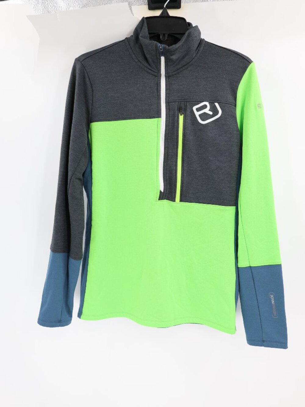 ORTOVOX pullover Men’s Medium Merino Inside Light half Zip Outdoor Ski Fleece